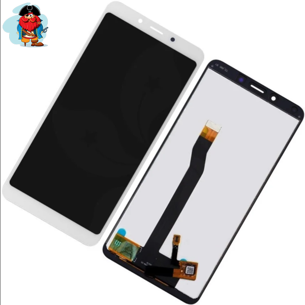 Экран для Xiaomi Redmi 6A с тачскрином, цвет: белый - фото 1 - id-p87989900