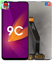 Экран для Huawei Honor 9c с тачскрином, цвет: черный