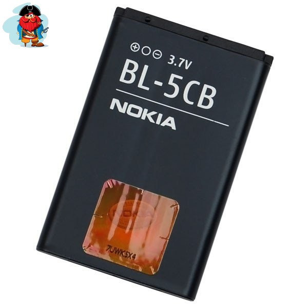 Аккумулятор для Nokia 109 (Nokia 105, 106, Nokia C1) (BL-5CB) аналог - фото 1 - id-p88615980