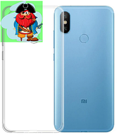 Чехол для Xiaomi Mi 8 (Mi8) силиконовый, цвет: прозрачный