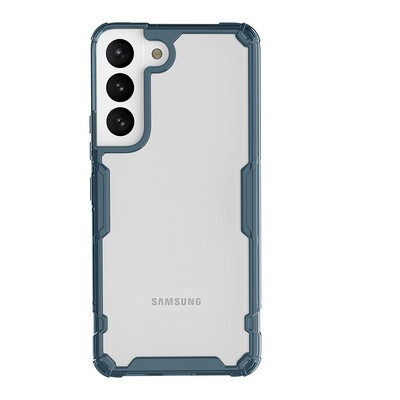 Силиконовый чехол Nillkin Nature TPU Pro Case Синий для Samsung Galaxy S22 - фото 1 - id-p175490312