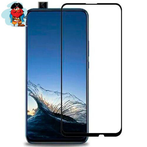 Защитное стекло для Huawei P smart Z 2019 5D (полная проклейка), цвет: черный - фото 1 - id-p105542560
