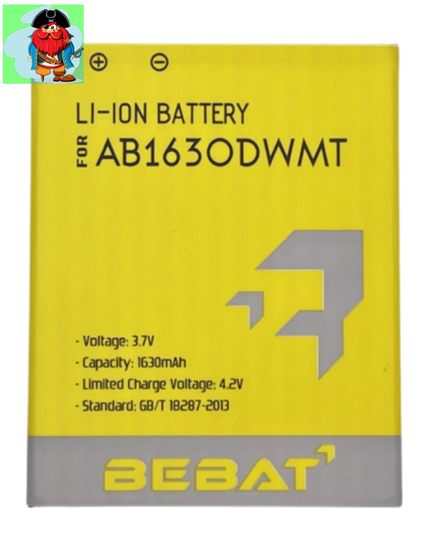 Аккумулятор Bebat для Philips S307 (AB1630DWMT) - фото 1 - id-p171739116