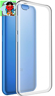 Чехол для Xiaomi Redmi Go силиконовый, цвет: прозрачный