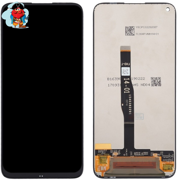 Экран для Huawei Nova 5i с тачскрином, цвет: черный - фото 1 - id-p126456001