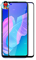 Защитное стекло для Huawei P40 Lite 5D (полная проклейка), цвет: черный