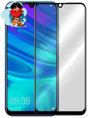 Защитное стекло для Huawei Honor V20 5D (полная проклейка), цвет: черный - фото 1 - id-p126571381