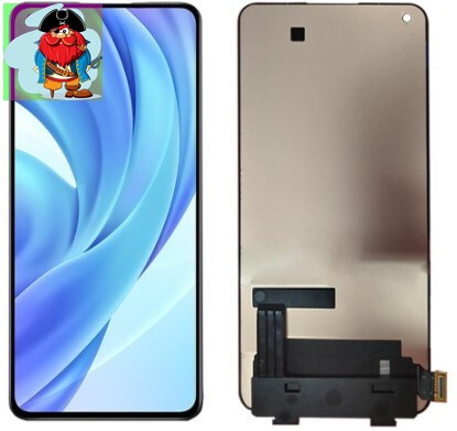 Экран для Xiaomi Mi 11 Lite 4G/5G с тачскрином, цвет: черный - фото 1 - id-p169972351