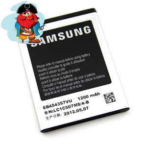 Аккумулятор для Samsung B5510, S3332, S5300, S5301, S5302, S5303, S5360, S5363, S5380 (EB454357VU) аналог - фото 1 - id-p88616099