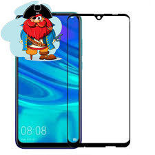 Защитное стекло для Huawei Honor 10i 2019 (HRY-LX1T) 5D (полная проклейка), цвет: черный - фото 1 - id-p105542553