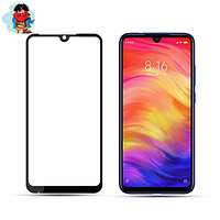 Защитное стекло для Xiaomi Redmi Note 8 Pro 5D (полная проклейка), цвет: черный