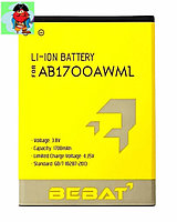 Аккумулятор Bebat для Philips S388 (AB1700AWML)