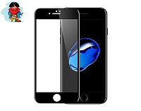 Защитное стекло для Apple iPhone 6, 5D (полная проклейка), цвет: черный