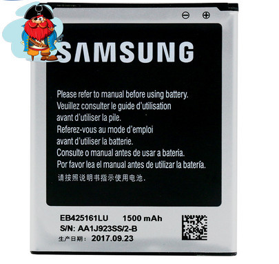 Аккумулятор для Samsung Galaxy S3 (III) Mini i8190 (EB425161LU) оригинальный - фото 1 - id-p81587808