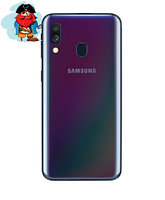 Задняя крышка (корпус) для Samsung Galaxy A40 (SM-A405), цвет: черный