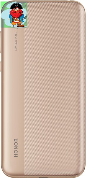 Задняя крышка для Huawei Honor 8S 2019 (KSA-LX9), цвет: золотой - фото 1 - id-p174356991