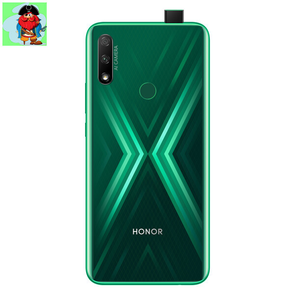 Задняя крышка для Huawei Honor 9X (STK-LX1), цвет: зеленый - фото 1 - id-p174356992