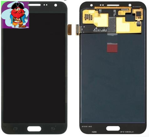 Экран для Samsung Galaxy J7 2015 (SM-J700H) с тачскрином, цвет: черный (оригинал) - фото 1 - id-p91015819