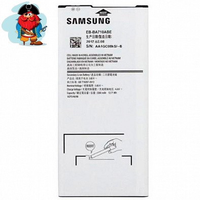 Аккумулятор для Samsung Galaxy A7 2016 SM-A710 (EB-BA710ABE) оригинальный - фото 1 - id-p81587883