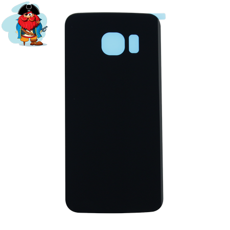 Задняя крышка для Samsung Galaxy S6 Edge SM-G925F цвет: черный - фото 1 - id-p88616261