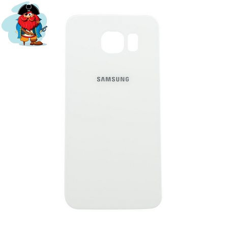 Задняя крышка для Samsung Galaxy S6 Edge SM-G925F цвет: белый - фото 1 - id-p88616262