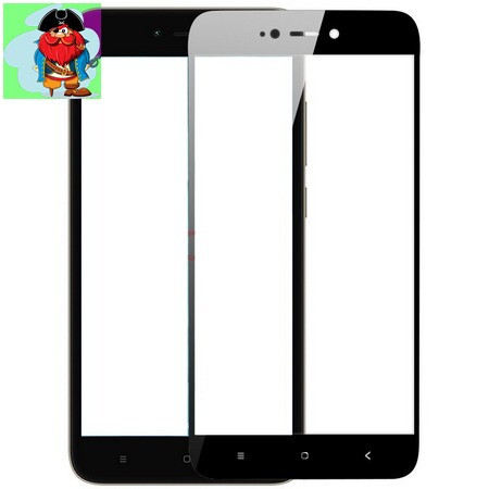 Защитное стекло для Xiaomi Redmi Note 5a 5D (полная проклейка), цвет: черный - фото 1 - id-p92106726