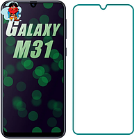 Защитное стекло для Samsung Galaxy M21, цвет: прозрачный