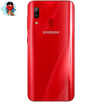 Задняя крышка (корпус) для Samsung Galaxy A40 (SM-A405), цвет: красный