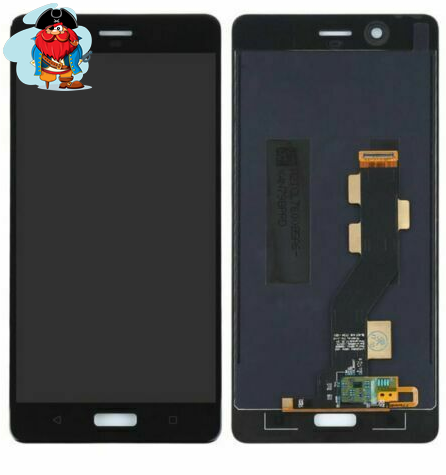 Экран для Nokia 5.3 с тачскрином, цвет: черный - фото 1 - id-p169964532