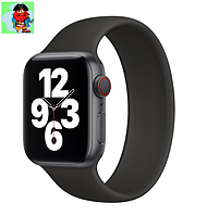 Силиконовый монобраслет для Apple Watch 2 42mm, цвет: черный (размер: M)