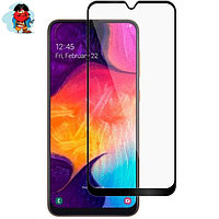 Защитное стекло для Samsung Galaxy A10 (SM-A105) 5D, цвет: черный