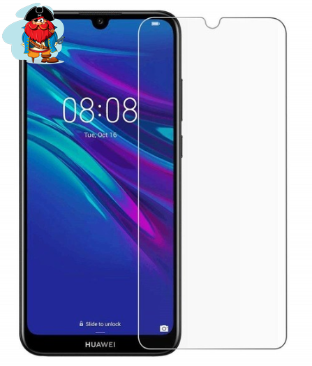 Защитное стекло для Huawei Honor 8A (JAT-LX1), цвет: прозрачный - фото 1 - id-p122585840