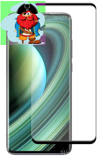 Защитное стекло с УФ лампой для Xiaomi Mi 10 Ultra 5D (полная проклейка), цвет: черный - фото 1 - id-p133808958