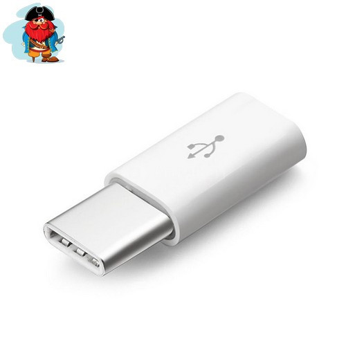 Переходник (адаптер) Micro USB to Type-C OTG - фото 1 - id-p108571905