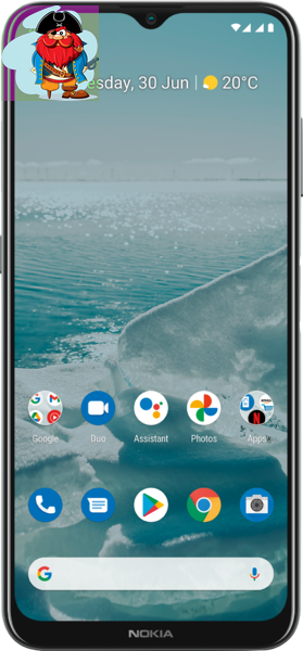 Экран для Nokia G20 с тачскрином, цвет: черный - фото 1 - id-p169963964