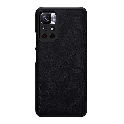 Кожаный чехол Nillkin Qin Leather Case Черный для Xiaomi Poco M4 Pro 5G - фото 2 - id-p175490328