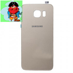 Задняя крышка для Samsung Galaxy S6 SM-G920F цвет: золотой - фото 1 - id-p81587977