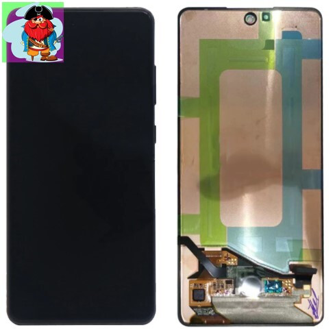 Экран для Samsung Galaxy A72 с тачскрином, цвет: черный оригинальный - фото 1 - id-p161305310