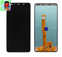 Экран для Samsung Galaxy A7 2018 (SM-A750) с тачскрином, цвет: черный оригинальный