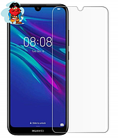 Защитное стекло для Huawei Honor 8A (JAT-LX1), цвет: прозрачный