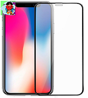 Защитное стекло для Apple iPhone 11 Pro 5D (полная проклейка), цвет: черный