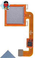 Шлейф для Xiaomi Redmi Note 4 Global, Note 4X со сканером (сенсором) отпечатка пальцев, цвет: серый