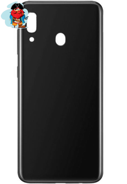 Задняя крышка (корпус) для Samsung Galaxy A20 (SM-A205), цвет: черный - фото 1 - id-p122738477