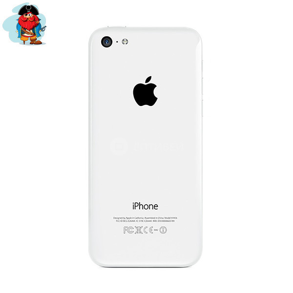 Задняя крышка (корпус) для Apple iPhone 5C (A1532, A1507, A1532, A1456, A1516, A1526, A1529) цвет: белый - фото 1 - id-p88616437
