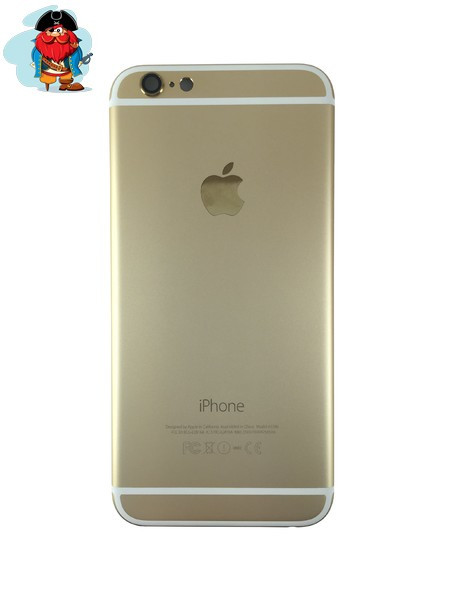 Задняя крышка (корпус) для Apple iPhone 6 6G (A1586, A1549) цвет: золотой - фото 1 - id-p88616447