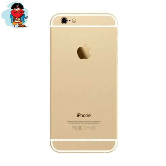 Задняя крышка (корпус) для Apple iPhone 6+ Plus (A1524, A1522) цвет: золотой - фото 1 - id-p88616449