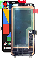 Экран для Google Pixel 4 с тачскрином, цвет: черный оригинальный
