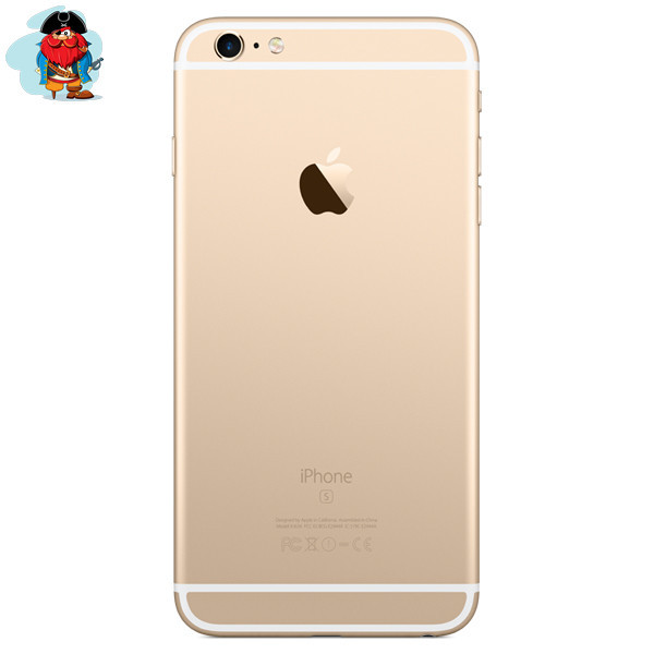 Задняя крышка (корпус) для Apple iPhone 6S Plus (A1634, A1687) цвет: золотой - фото 1 - id-p88616462