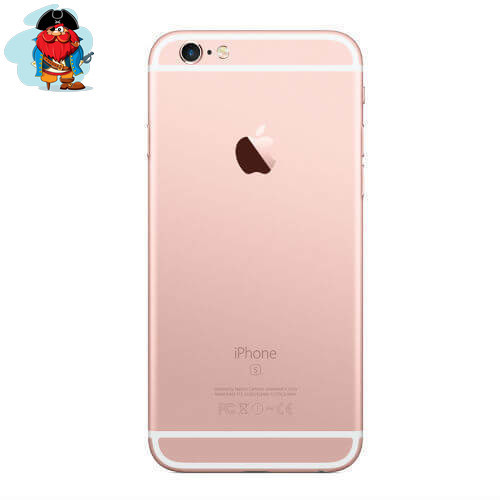 Задняя крышка (корпус) для Apple iPhone 6S Plus (A1634, A1687) цвет: розовое-золото - фото 1 - id-p88616465