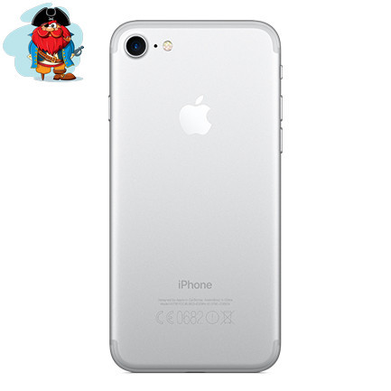 Корпус для Apple iPhone 7 (A1660, A1778) цвет: серебристый - фото 1 - id-p88616475